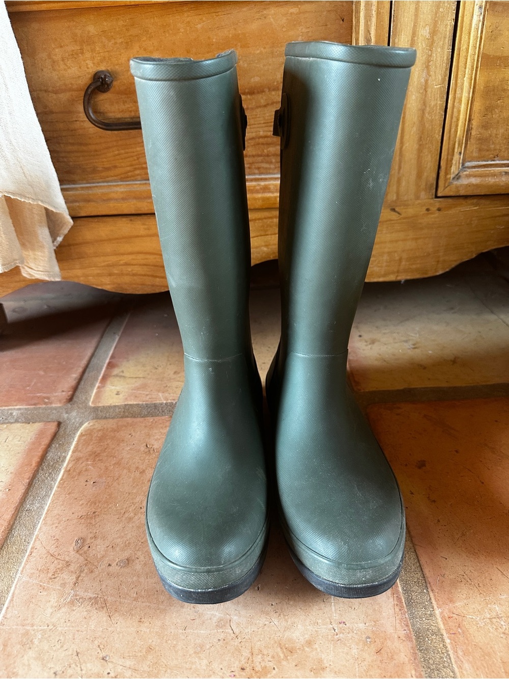 Bogs Amanda II Olive Green Waterproof Rain Boots